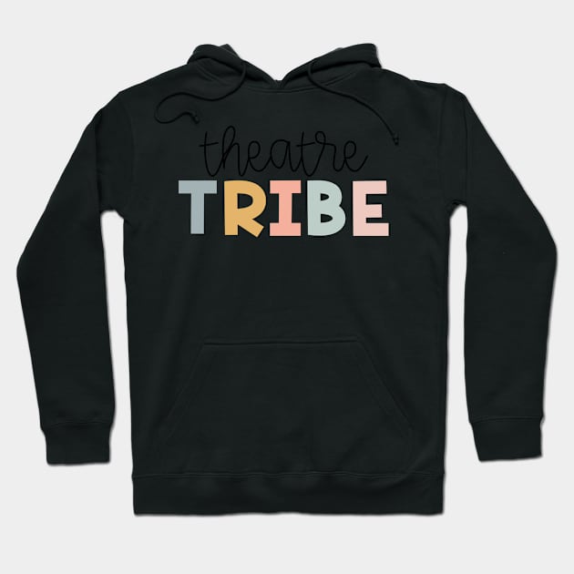 Theatre Tribe Muted Pastels Hoodie by broadwaygurl18